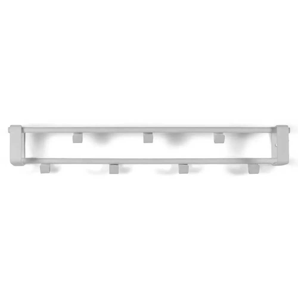 Wohnen Garderoben|Garderoben*Weiße Stahl-Wandgarderobe mit 60cm Breite - Torosma