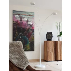 Wohnen Lampen & Leuchten*Weiße Stehleuchte 5-flammig - Macaren
