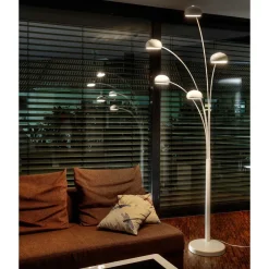 Wohnen Lampen & Leuchten*Weiße Stehleuchte 5-flammig - Macaren