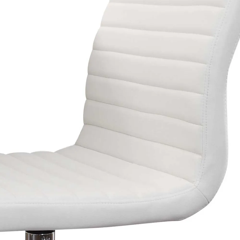 Wohnen Bürostühle*Weiße Stühle drehbar - Basel (4er Set)