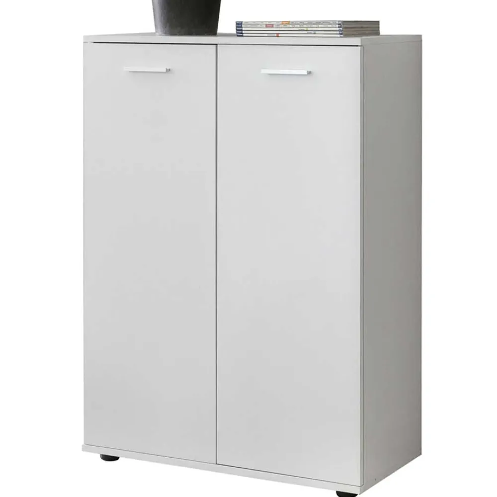 Wohnen Weiße Türen Kommode 104 cm hoch - Luan