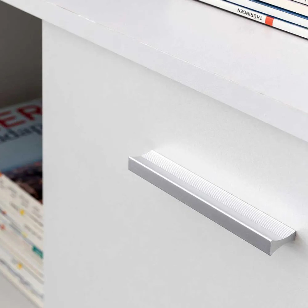 Wohnen Weiße Türen Kommode 104 cm hoch - Luan