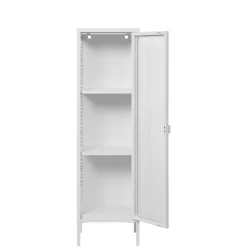 Wohnen Weiße Vitrine aus Stahl - Sancrez