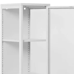 Wohnen Weiße Vitrine aus Stahl - Sancrez