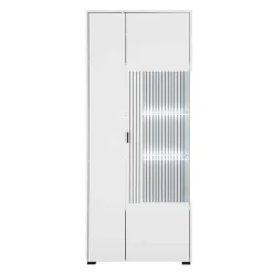 Wohnen Weiße Vitrine fürs Wohnzimmer - Dualkos