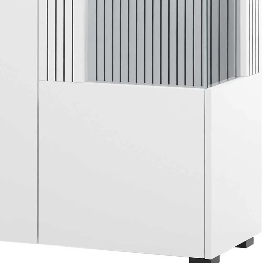 Wohnen Weiße Vitrine fürs Wohnzimmer - Dualkos