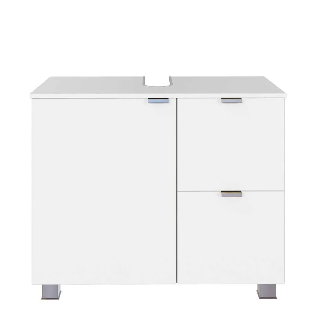 Wohnen Waschtisch|Waschbeckenunterschränke*Weißer Bad Unterschrank für Waschbecken - Jendrics