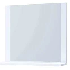 Wohnen Weißer Badezimmerspiegel mit Ablage - Hillary