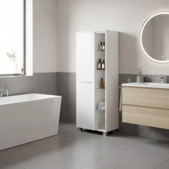 Wohnen Weißer Badschrank 45 cm breit - Lartemo