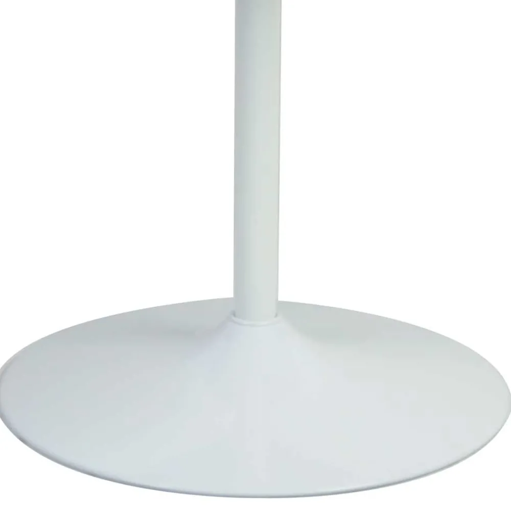 Wohnen Weißer Esszimmer Esstisch in Rund - Sasmia