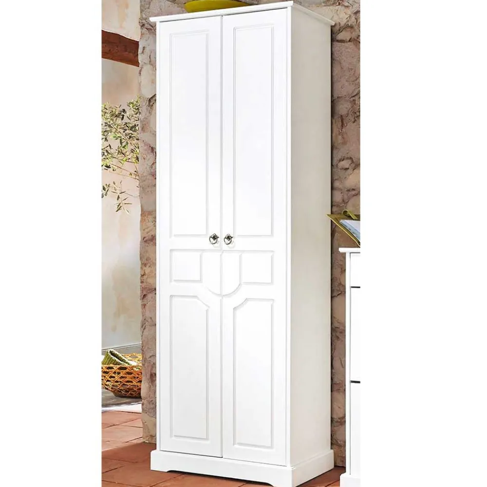 Wohnen Weißer Flurschrank im Landhausstil - Vesrav