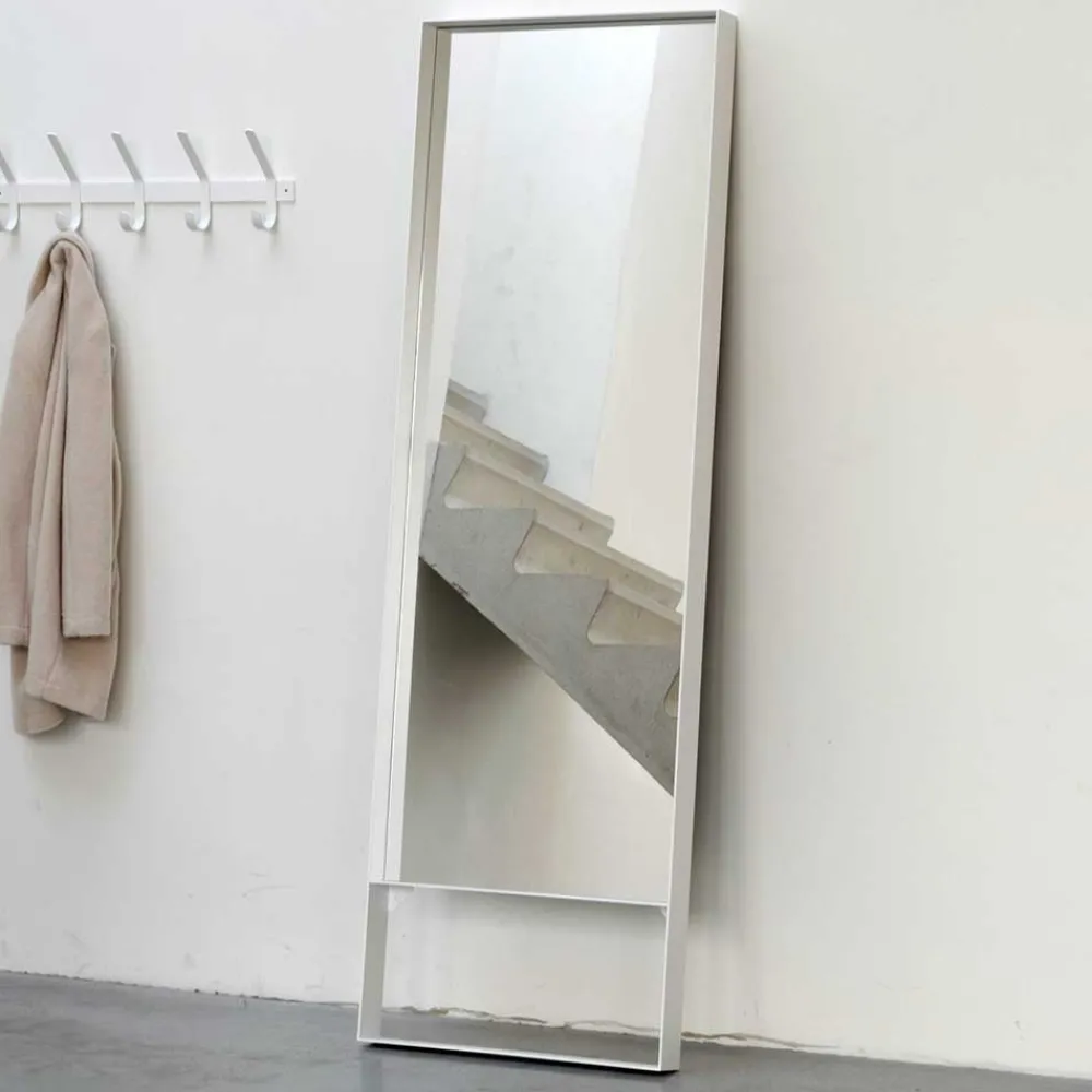 Wohnen Spiegel|Flurspiegel*Weißer Ganzkörperspiegel 60x190x8 cm - Kalinca