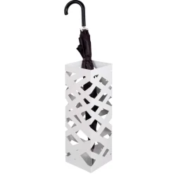 Wohnen Schirmständer*Weißer Regenschirmständer in modernem Design - Raven