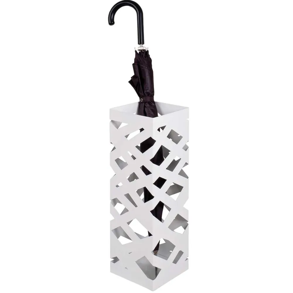 Wohnen Schirmständer*Weißer Regenschirmständer in modernem Design - Raven