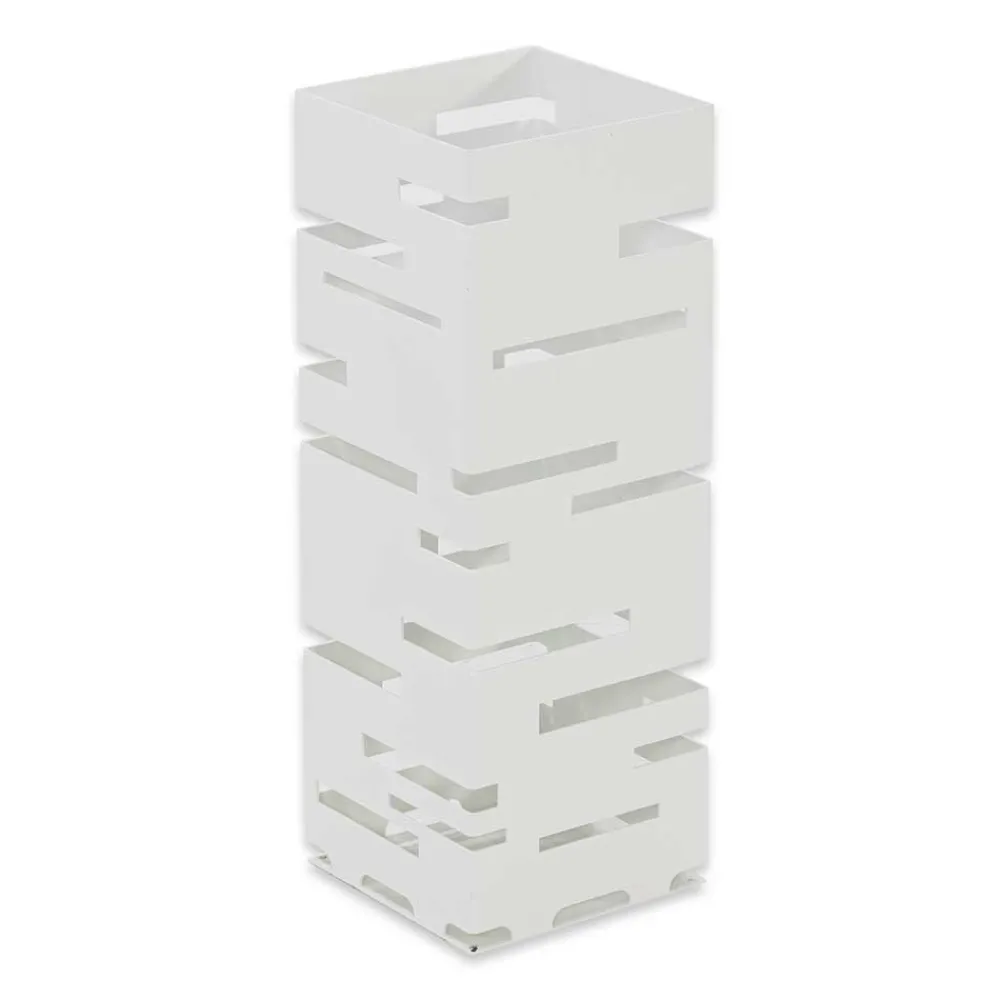 Wohnen Schirmständer*Weißer Schirmständer in modernem Design - Arne