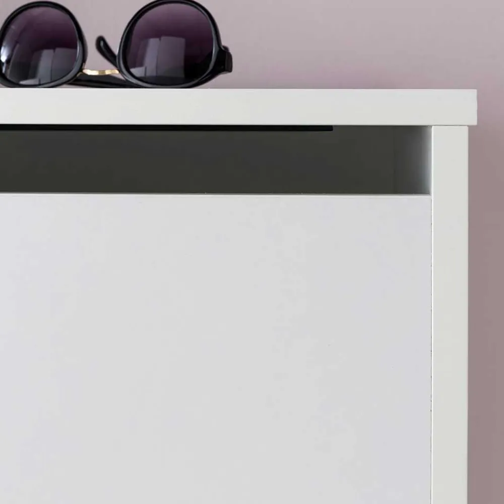 Wohnen Weißer Schminktisch & Hocker - Toprino (zweiteilig)