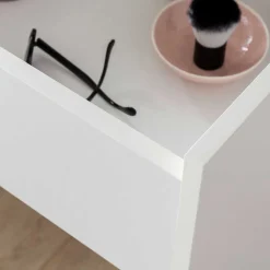 Wohnen Weißer Schminktisch & Hocker - Toprino (zweiteilig)