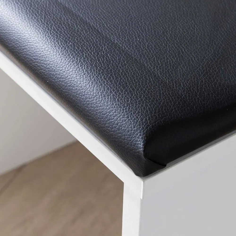 Wohnen Weißer Schminktisch & Hocker - Toprino (zweiteilig)