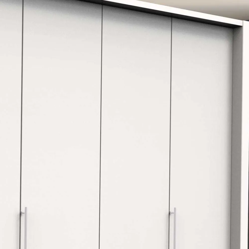 Wohnen Weißer Schrank für Kleidung mit Falttüren - Donpiave