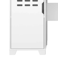 Wohnen Weißer Schreibtisch im Skandi Design - Naidlas