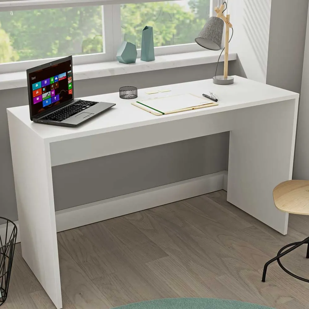 Wohnen Jugendzimmertische|Kinderschreibtische*Weißer Schreibtisch optional mit Rollcontainer - Evensa