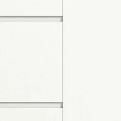 Wohnen Weißer Schuhklappen-Schrank mit drei Klappen - Dany