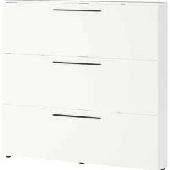 Wohnen Schuhschränke*Weißer Schuhschrank 140 cm breit - Liss