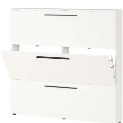 Wohnen Schuhschränke*Weißer Schuhschrank 140 cm breit - Liss