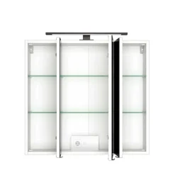 Wohnen Weißer Spiegelschrank fürs Badezimmer - Maney