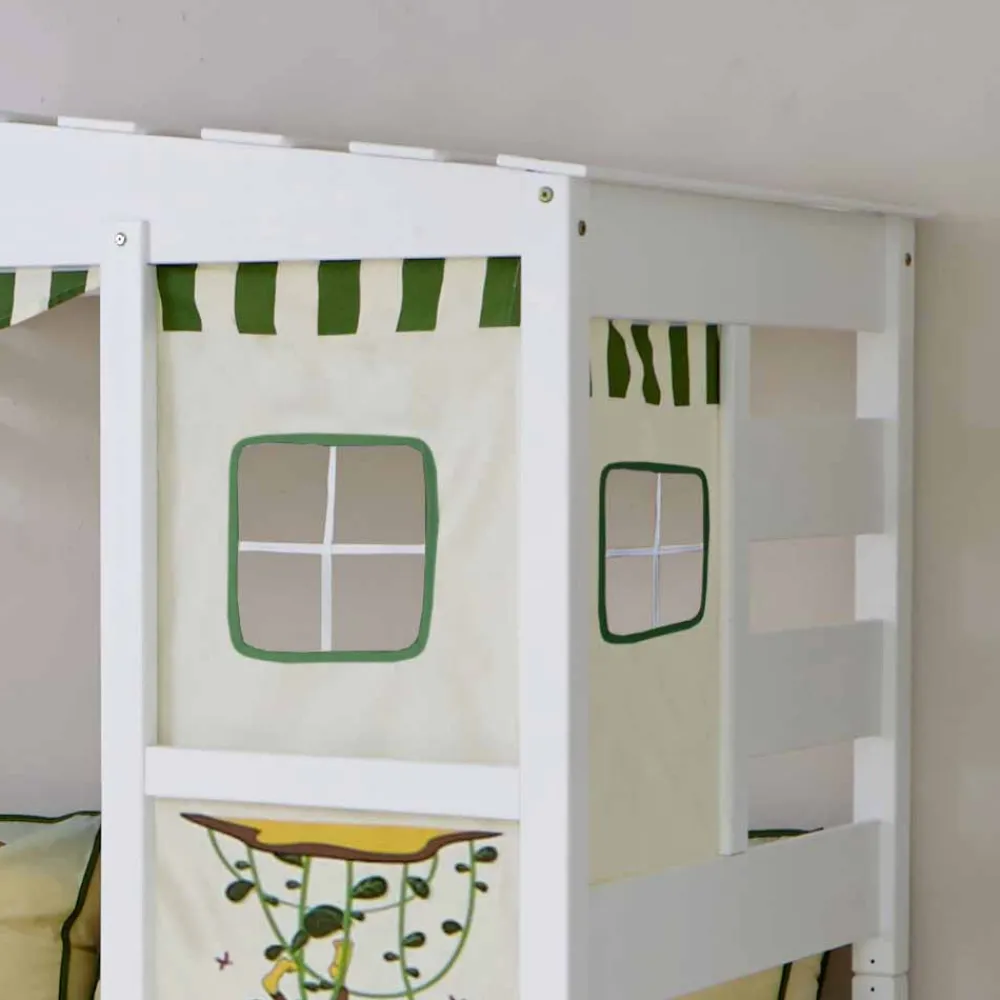 Kinder Wohnen Weißes Ausziehbett Morios für Freunde