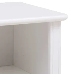 Wohnen Jugendbetten*Weißes Bett & Nachttische - Velriva (dreiteilig)