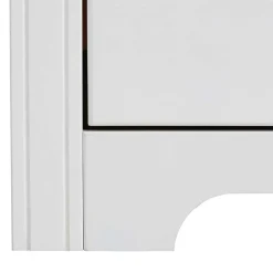 Wohnen Jugendbetten*Weißes Bett & Nachttische - Velriva (dreiteilig)