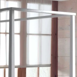 Wohnen Kinderbetten|Kindermöbel*Weißes Bett Grandory mit Himmel