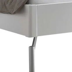 Wohnen Jugendbetten*Weißes Designbett in 140x200 cm - Shuffle