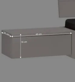 Wohnen Betten|Betten*Weißes Doppelbett aus Kiefer Massivholz - Lardias