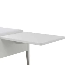 Wohnen Skandinavische Möbel|Weiße Möbel*Weißes Doppelbett ohne Kopfteil - Meteora