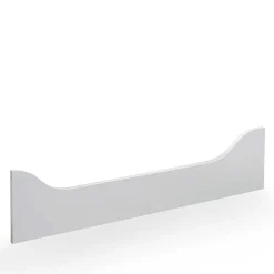 Kinder Wohnen Weißes Holz Babybett inklusive Umbauseiten - Satumare