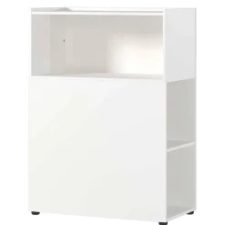 Wohnen Weiße Möbel|Home Office Möbel*Weißes Homeoffice Möbel Set modern - Sparkle (zweiteilig)