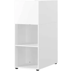 Wohnen Weiße Möbel|Home Office Möbel*Weißes Homeoffice Möbel Set modern - Sparkle (zweiteilig)