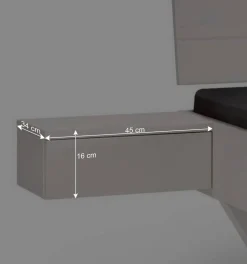 Wohnen Weißes Kiefernholz-Bett mit Holzkufen - Ondeon