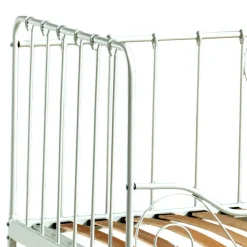 Wohnen Vintage Möbel*Weißes Kojenbett aus Metall - Zorro