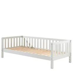 Wohnen Jugendbetten*Weißes Kojenbett 90x200 cm aus Kiefer - Molo