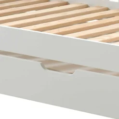 Wohnen Jugendbetten*Weißes Kojenbett 90x200 cm aus Kiefer - Molo