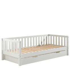 Wohnen Jugendbetten*Weißes Kojenbett 90x200 cm aus Kiefer - Molo