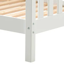 Wohnen Jugendbetten*Weißes Kojenbett 90x200 cm aus Kiefer - Molo