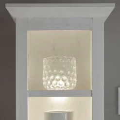 Wohnen Weißes Landhausregal mit Flaschenfach - Chelles