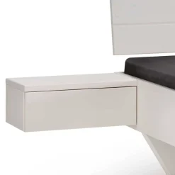 Wohnen Jugendbetten*Weißes Massivholzbett mit Kufen - Odrato