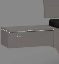 Wohnen Jugendbetten*Weißes Massivholzbett mit Kufen - Odrato