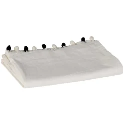 Wohnen Weiße Möbel|Betten*Weißes Metallbett mit Baldachin - Jenva