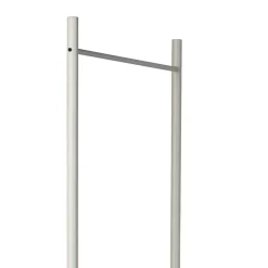 Wohnen Weiße Möbel|Betten*Weißes Metallbett mit Baldachin - Jenva